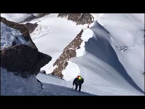 Recupero di due alpinisti sul Lyskamm occidentale