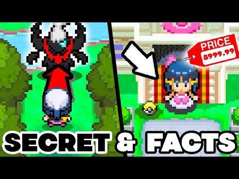 99% OF PLAYERS NEED TO KNOW THESE SECRETS & FACTS about Pokemon Diamond & Pearl