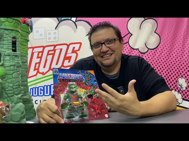 Vídeo relacionado con Masters of the Universe MOTU Figura de acción Evil Horde Leech para coleccionistas con accesorios, colección Masterverse, juguete +6 años (HYC54)