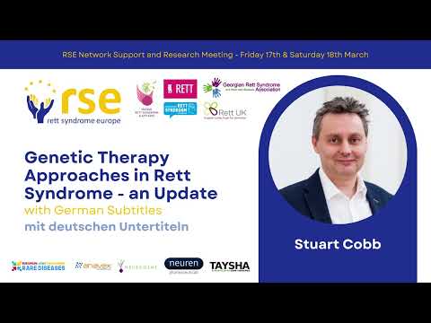 "Genetic Therapy Approaches in Rett Syndrome - an Update" ~ Stuart Cobb [GERMAN SUBS]