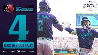 Alek Thomas goes yard in Mexico City as D-backs score 4 runs with 2 outs! ???????? | MLB Highlights