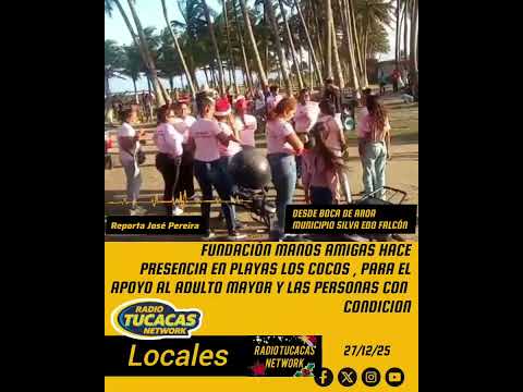 reporta José Pereira desde boca de Aroa municipio Silva Edo Falcón