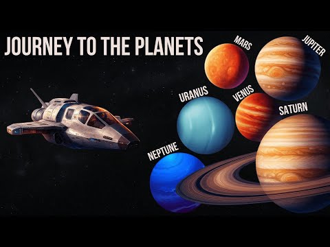 A Journey Through  All The Planets Of Our Solar System - 4K