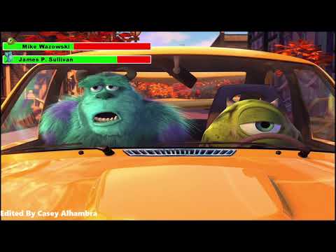 Mike's New Car (2002) with healthbars