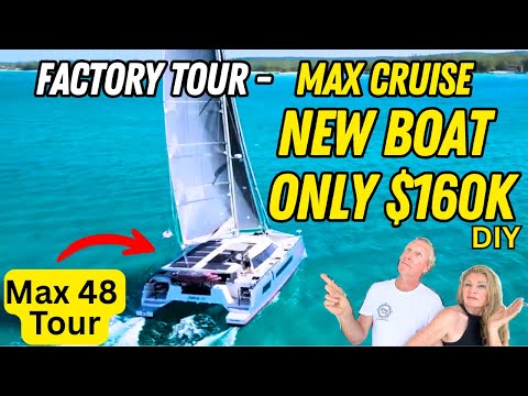INSANE! NEW BOAT - ONLY $160K!!! Max Cruise 48SC and Factory Tour.