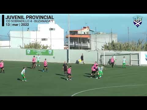 Fútbol Juvenil Provincial. Goles y paradas Sobradillo 4 - Buzanada 1