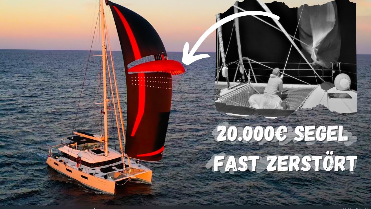 Off to Morocco! 320sqm sail almost destroyed!