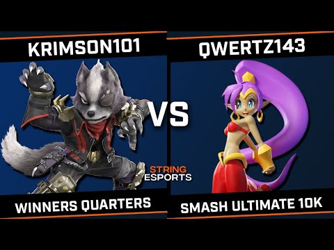 Krimson101 (Wolf) vs qwertz143 (Mii Gunner) - String Esports Smash Ultimate 10K