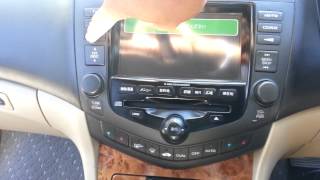 2005 Honda Accord TV/AUDIO/AC/NAVI Console Trouble