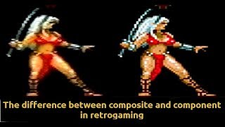 Classic and Retrogaming - Difference between composite and component video output
