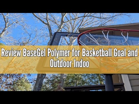 Review BaseGel Polymer for Basketball Goal and Outdoor Indoor Sign Hoops Bases, Perfect Replacement