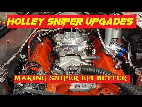 Holley Sniper Upgrades