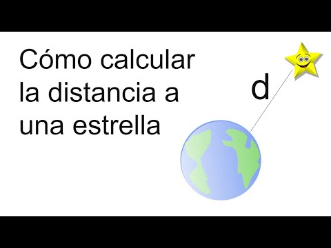 CÓMO MEDIR LA DISTANCIA A UNA ESTRELLA.