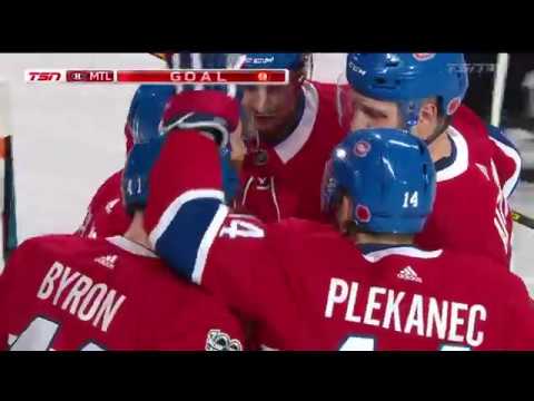 Brendan Gallagher 1-0 Goal - Golden Knights @ Canadiens - 11.7.2017 - HD