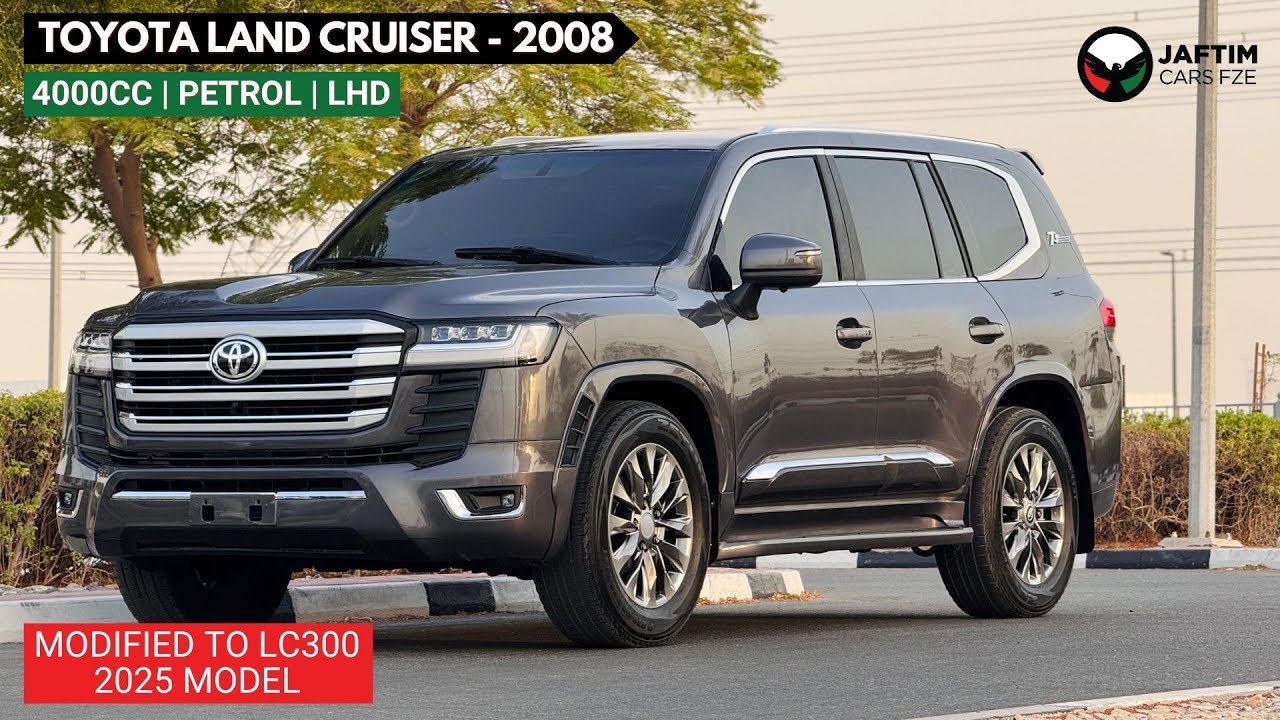 Toyota Land Cruiser MODIFIED TO LC 300 2025 | 4.0L PETROL ENGINE | LHD | AUTOMATIC TRANSMISSION | 4WD video