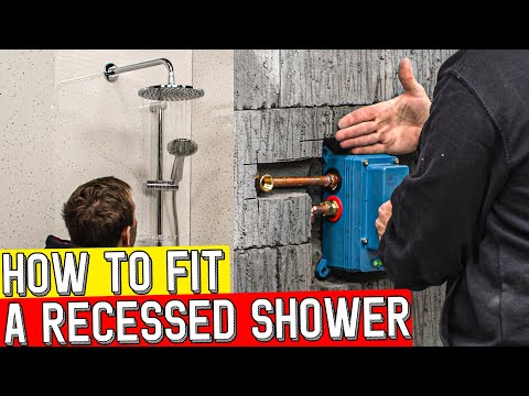 How to install a recessed shower in a BRICK WALL - VitrA Aquaheat