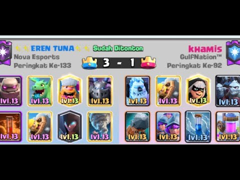 Khamis and Eren Tuna Arena 12 Gameplay | Clash Royale Arena 12 Gameplay 16