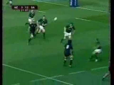 Rugby All blacks Jerrys teaches some springbok a lesson.