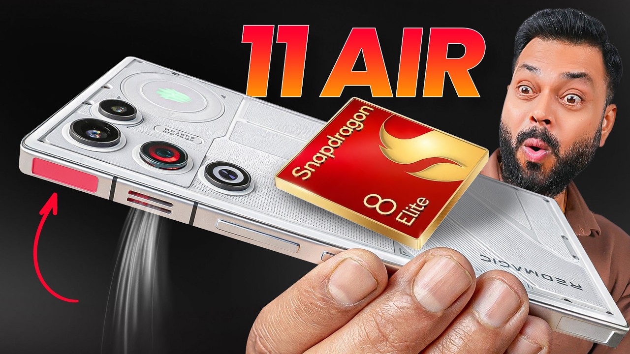 RedMagic 11 Air Unboxing & First Look ⚡ SD 8 Elite, 7000mAh, 24,000RPM 🌀 & More