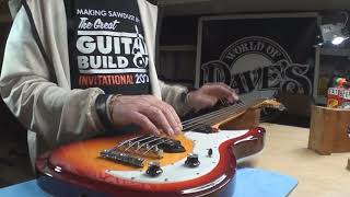 Video thumbnail for Godin Dorchester 4 Short Scale Bass Guitar by Dave's World of Fun Stuff