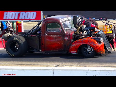 Street Legal Race Cars Travel 1000 miles between Race Tracks to Compete at Hot Rod Drag Week