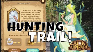 HUNTING TRAIL - FAST GUIDE - PEAKS OF TIME! [FURRY HIPPO AFK ARENA]