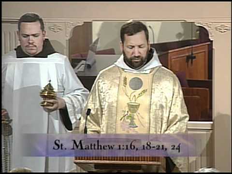 Homily 03-19-2011 - Fr. Mark Mary, MFVA - St. Joseph, Husband of the Virgin Mary