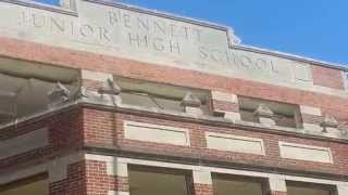 Piqua, Ohio gets ready to say goodbye to Bennett Junior High in Piqua, Ohio