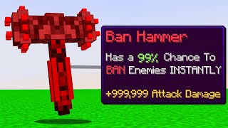 Why This Weapon Will BAN Your Minecraft Account...