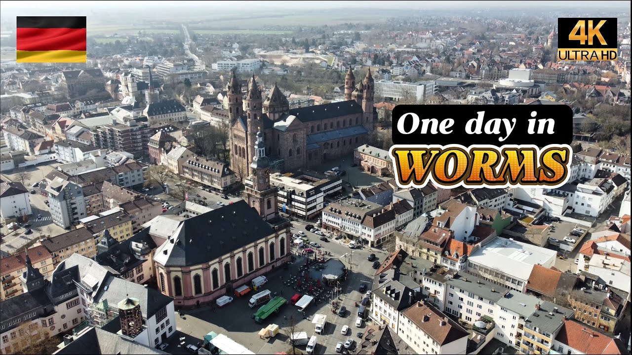 One Day in Worms, 🇩🇪 Germany | Must-See Places in 4K