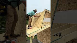 How a patio roof fails 🤔 follow local codes hire professionals 💪 #patiocover #porch #build