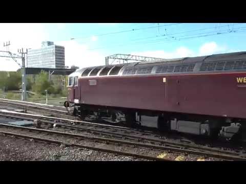 WC Class 57 No's 57314 TnT 57316 on 5Z86 Carnforth - Banbury ECS move @ Crewe on 16.10.14 - HD