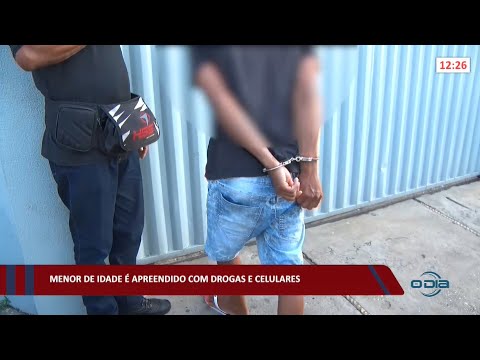Menor de idade é apreendido com drogas e celulares 17 02 2022