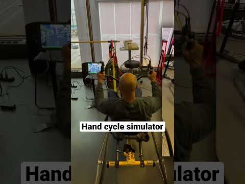 Hand cycle working on endurance 💪🏽♿️