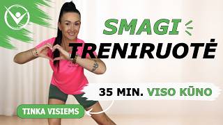 Viso kūno treniruotė su savo kūno svoriu. Visiems lygiams