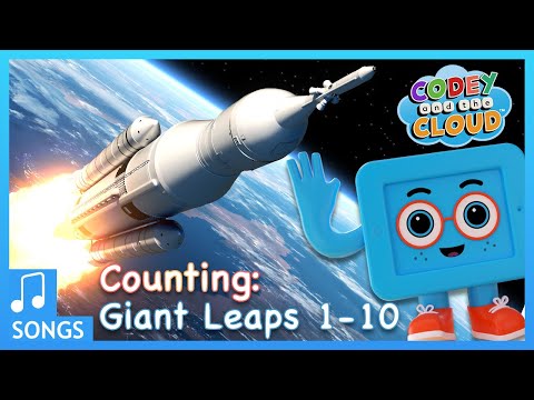 Learn To Count to 10 | Lift Off Song | Space Rockets Astronauts | Codey And The Cloud S1 • E10