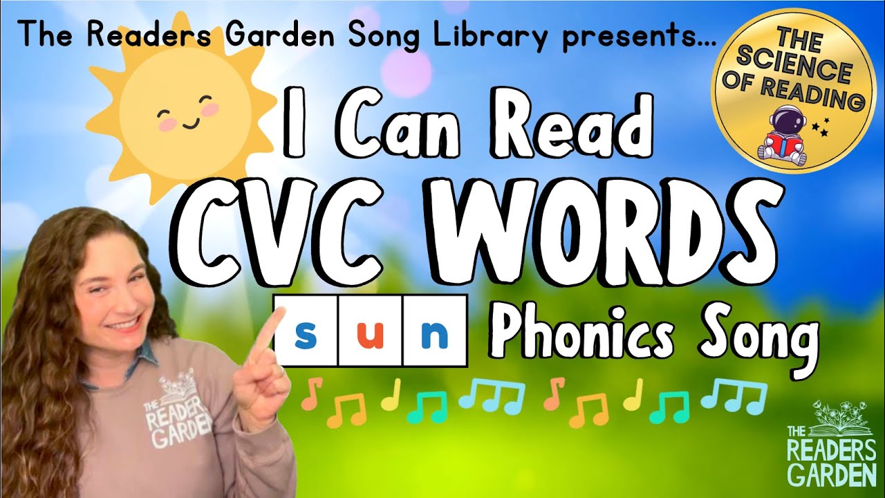 🎶 The CVC Song | Phonics Song for Kids | Learn to Read with CVC Words