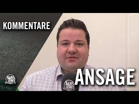 Ansage von André Becher (Abteilungsleiter Fußball SV Zeilsheim) | MAINKICK.TV