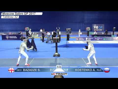 FE M S Individual Moscow RUS Grand Prix 2017 T32 10 blue KOSTENKO RUS vs BAZADZE GEO