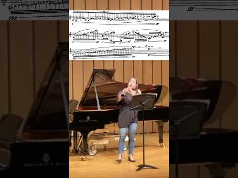 *When the composer allows you to SCREAM after playing all the crazy running notes😤 #clarinet #solo