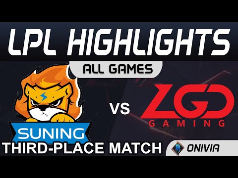 SN vs LGD Highlights ALL GAMES Third Place Match LPL Summer Playoffs 2020 Suning vs LGD Gaming by On
