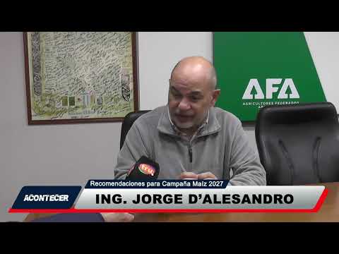 Marcos Juárez: Recomendaciones para la siembra de maíz en la región