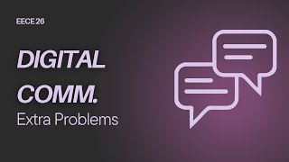 Digital Communications || Extra Modulation Problems