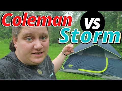 Will These Coleman Tents Leak? Rain Test Coleman Tents