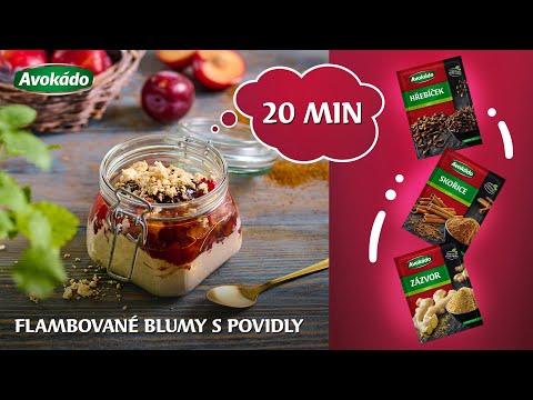 AVOKÁDO SNADNO & RYCHLE - Flambované blumy s povidly
