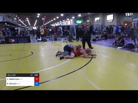 78 Kg Round 2 - Lee Watkinson, Las Vegas Wrestling Club Vs Ernesto Alarcon, Mad Cow Wrestling Club