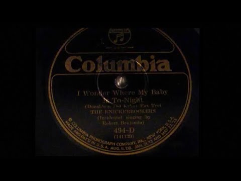 1925 Ben Selvin - I Wonder Where My Baby Is Tonight? (Ben Selvin , Vocal)