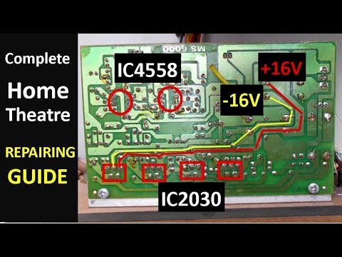 Complete Home Theater Repairing Tutorial - Step by Step