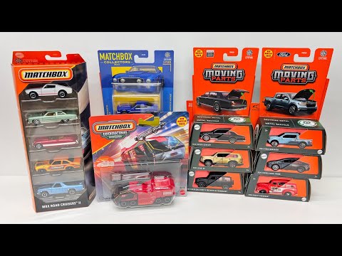 Unboxing New 2025 Matchbox: Moving Parts, Working Rigs, Collectors Line, & Road Cruisers II 5-Pack