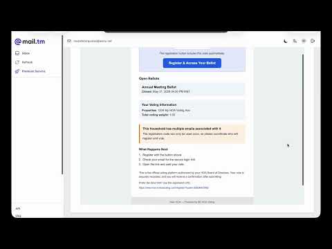 Homeowner Invitation Email video thumbnail